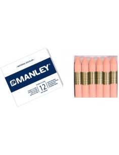 C 12 CERAS MANLEY UNICOLOR Nº33 CARNE